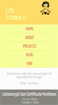 Mobile Screenshot of erikschwartz.net